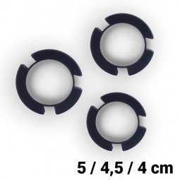 Gabbia per Pene Silicone Nero Lock-a-Willy 72800