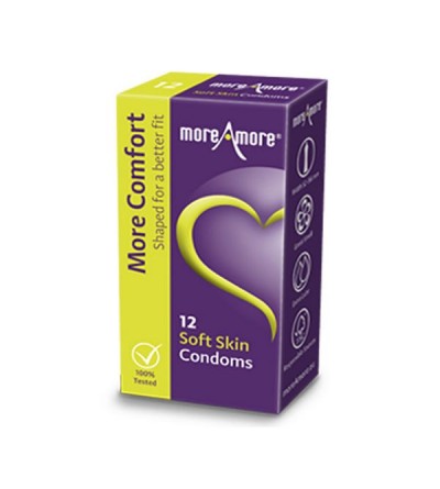 Soft Skin Condoms (12pcs) MoreAmore E22210