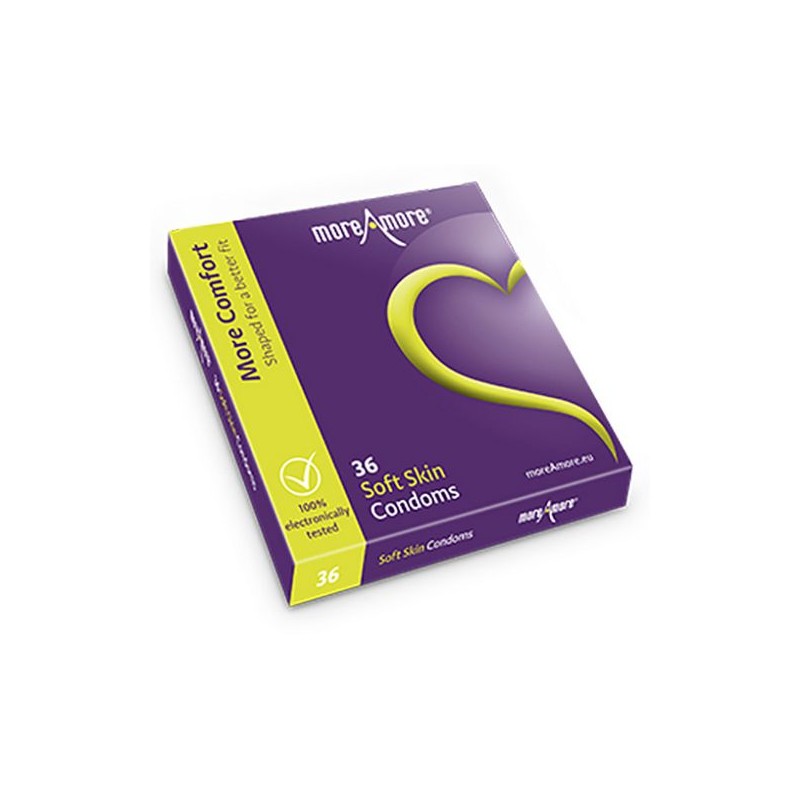 Soft Skin Condoms (36pcs) MoreAmore 43426