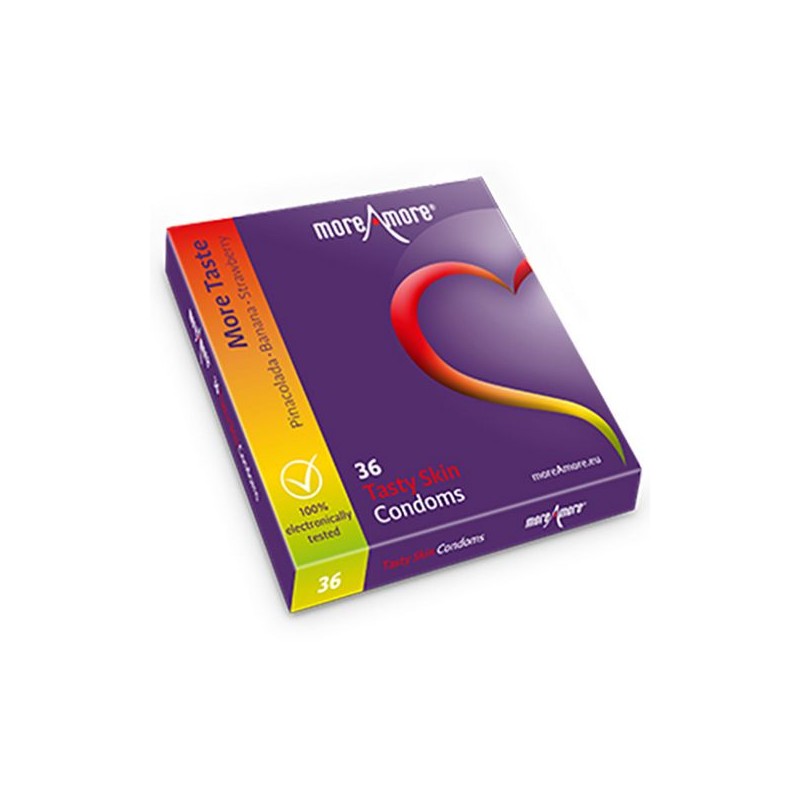Tasty Skin Condoms (36 pcs) MoreAmore 43471