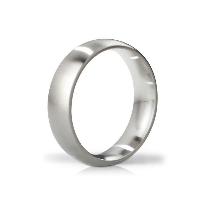 Earl Brushed Steel Love Ring Mystim