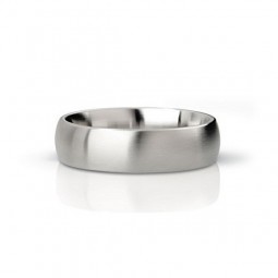 Earl Brushed Steel Love Ring Mystim