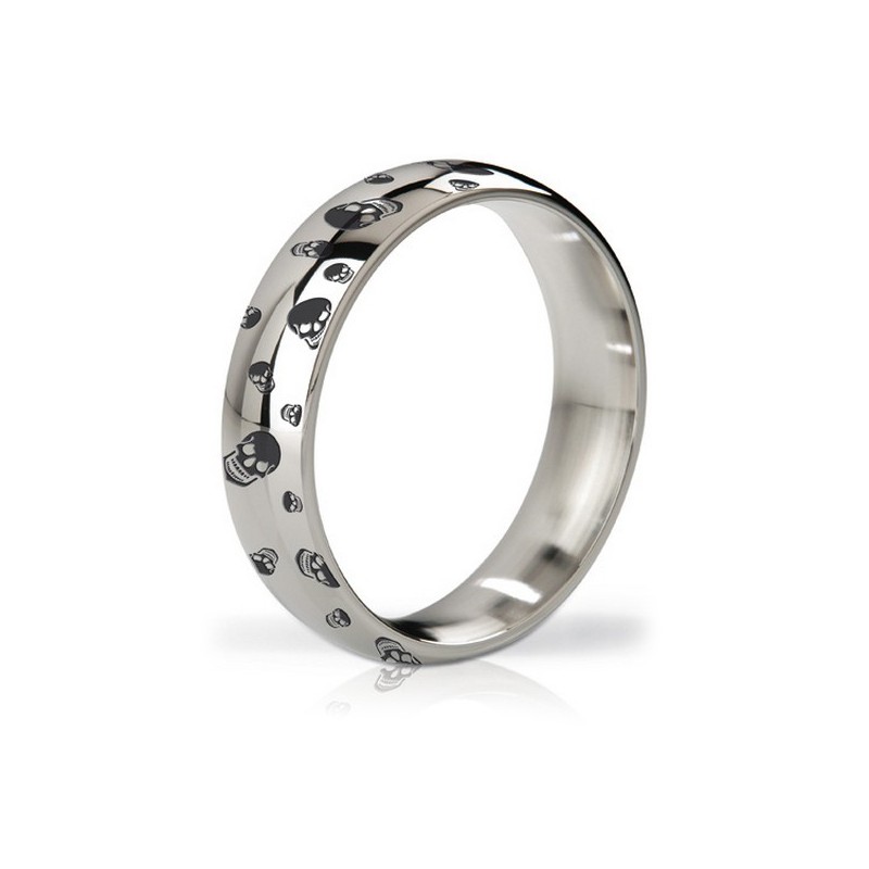 Anello Fallico in Metallo Earl Polished & Engraved Steel Love Mystim