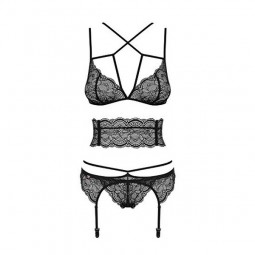 Mežģīņu Apakšveļas Komplekts Obsessive Frivolla (4 pcs)