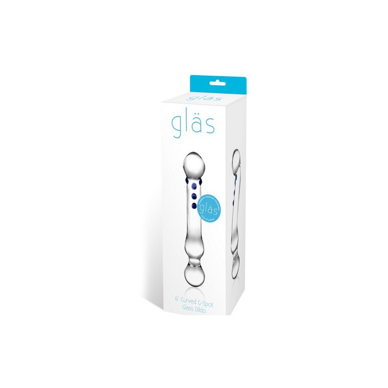 Dildo G-Spot Kurvat Glas 05617