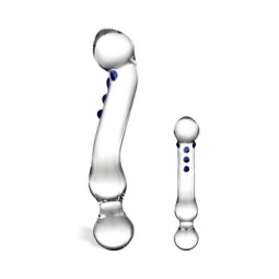 Dildo G-Spot Kurvat Glas 05617