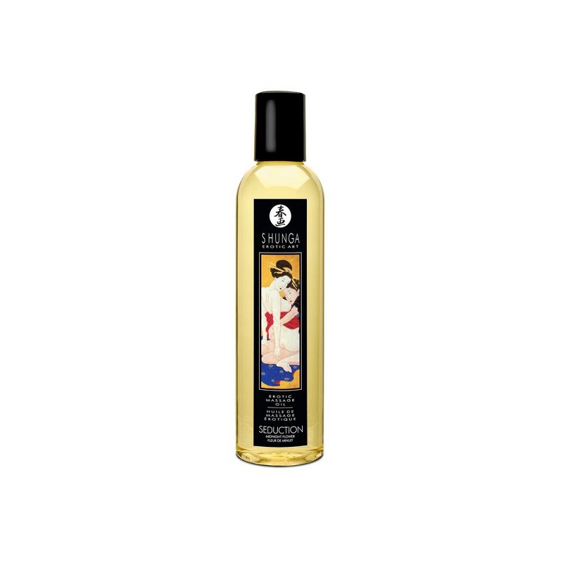 Olio per Massaggio Midnight Flower Shunga 10191 (250 ml)