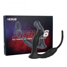 Simul8 Silikona Melns Prostatas Masāžas Rīks Nexus 21254