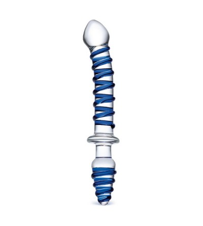 Is-Sur Swirly Double Ended Dildo Glas