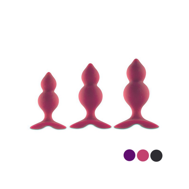 Bibi Twin Anal Plug FeelzToys (3 pcs)