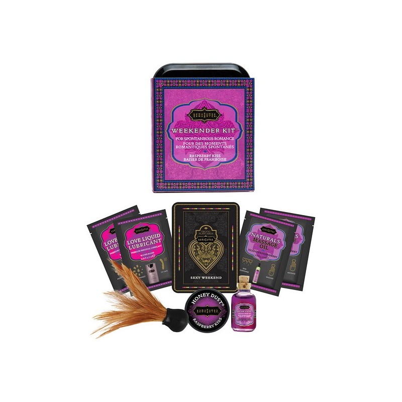 Lielais baudas komplekts Weekender Raspberry Kiss Kama Sutra