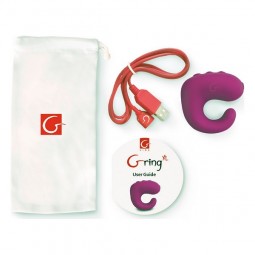 Lampun Ħelu Gring XL G-Spot Vibrator Ġugarelli Divertenti Vjola