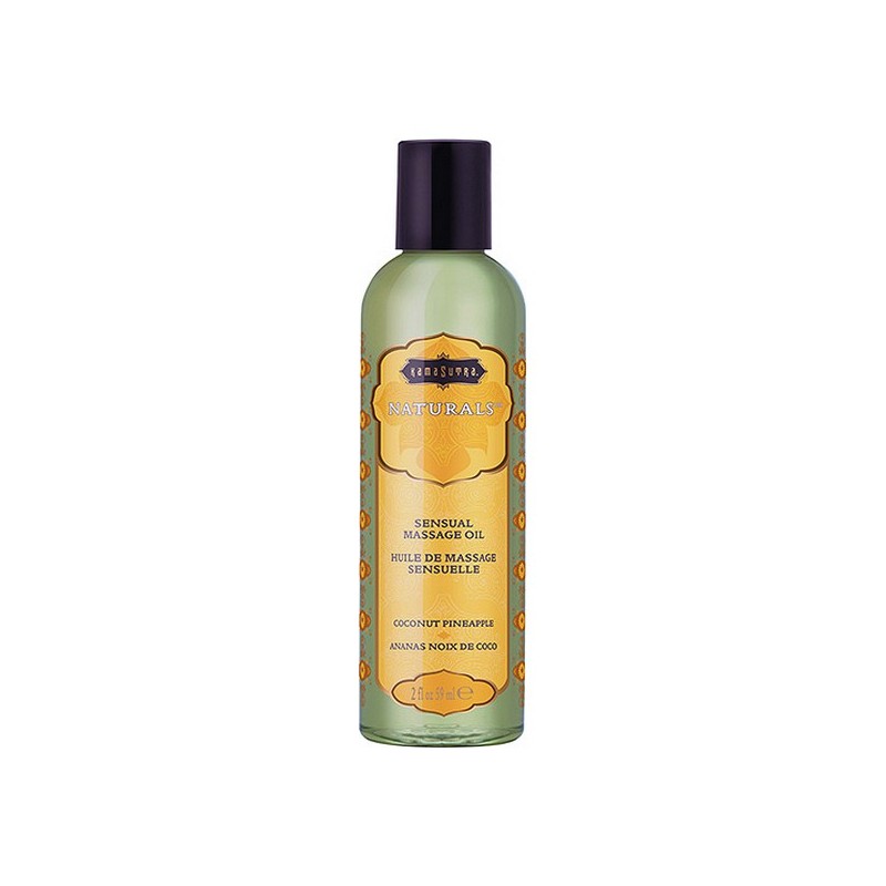 Żejt Erotiku tal-Massaġġi Coconut Ananas Kama Sutra (59 ml)