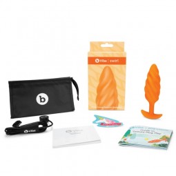 Vibrating Butt Plug B-Vibe Orange