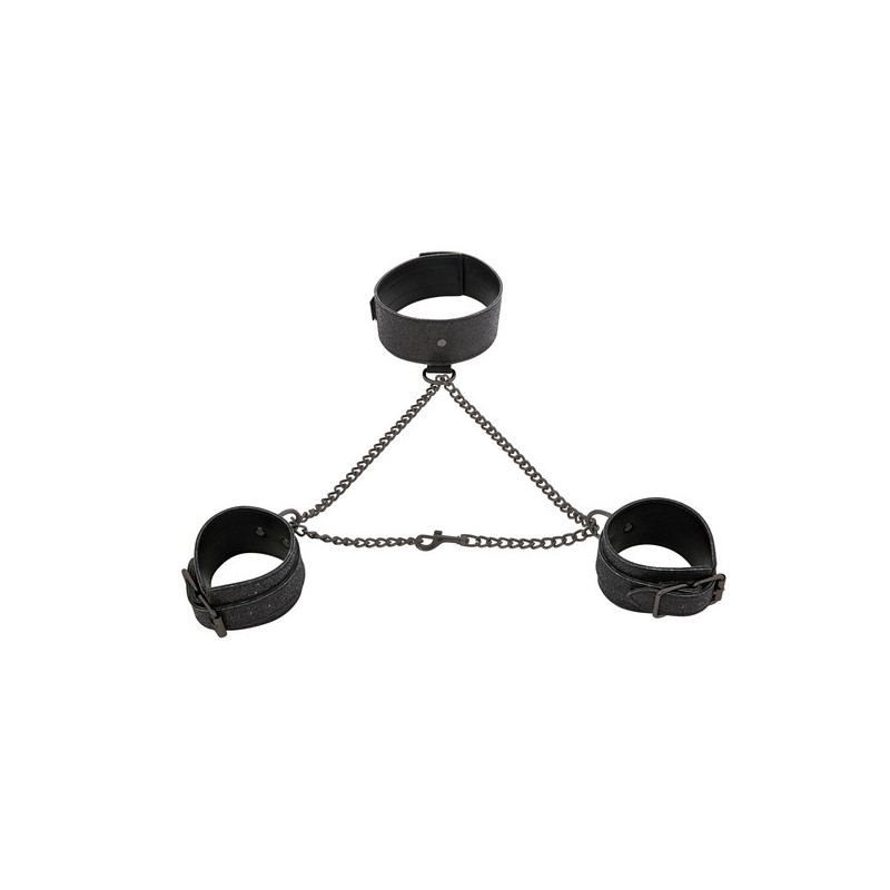 Leather Collar & Leash Set Sex & Mischief