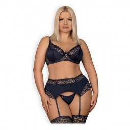 Набор нижнего белья с поясом Drimera Obsessive (3 pcs) Синий