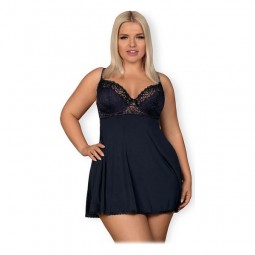 Babydoll & Tanga Drimera Obsessive Azzurro
