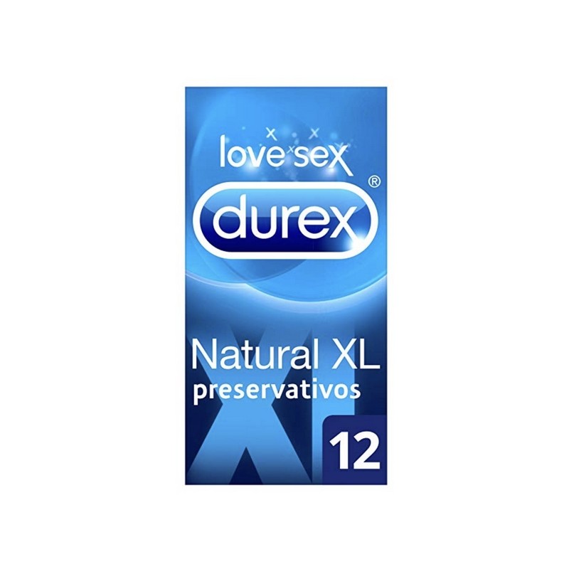 Natural XL Condoms Durex (12 uds)
