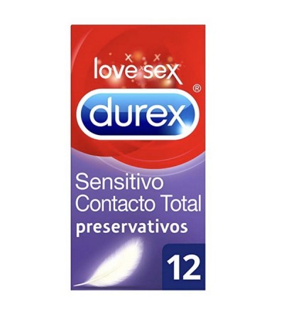 Preservativi Feel Contacto Total Durex (12 uds)