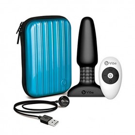 Пробка с пультом Римминг 2, черная B-Vibe 77853