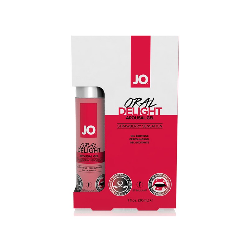 Oral Delight Strawberry Sensation 30 m System Jo SJ40481