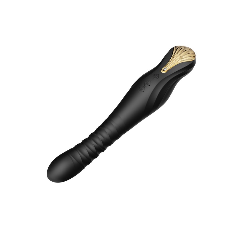 Vibrators King Thruster Obsidian Zalo Melns
