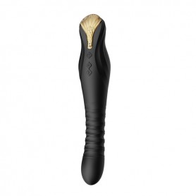 Vibrators King Thruster Obsidian Zalo Melns