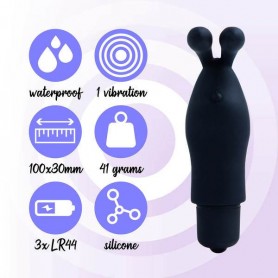 Vibrator Magic FeelzToys Black