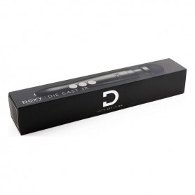 Wand Massager Die Cast 3R Wand Doxy Black