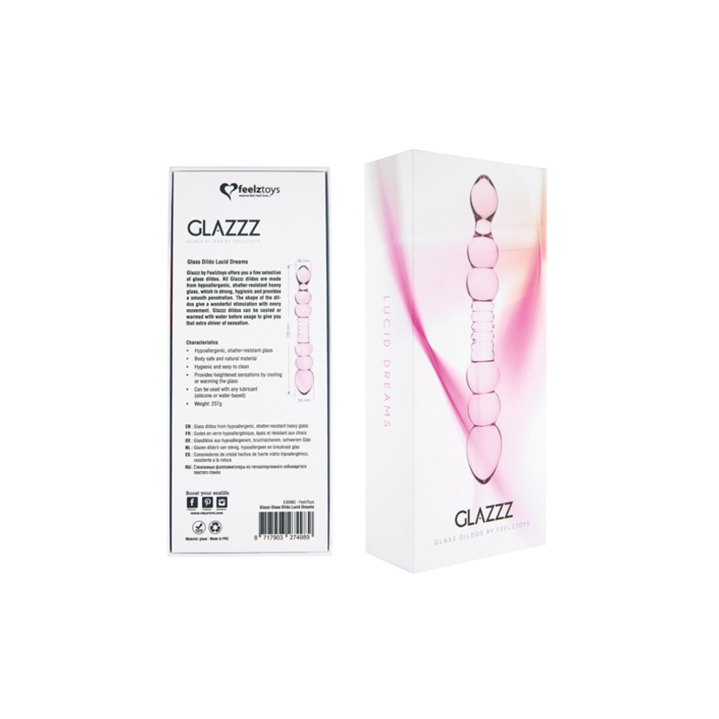 Dildo FeelzToys Glazzz Glass Ħolm Ħelu