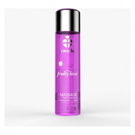 Lozione per Massaggio Fruity Love Massage Sweet Raspberry Rhubarb Swede (120 ml)