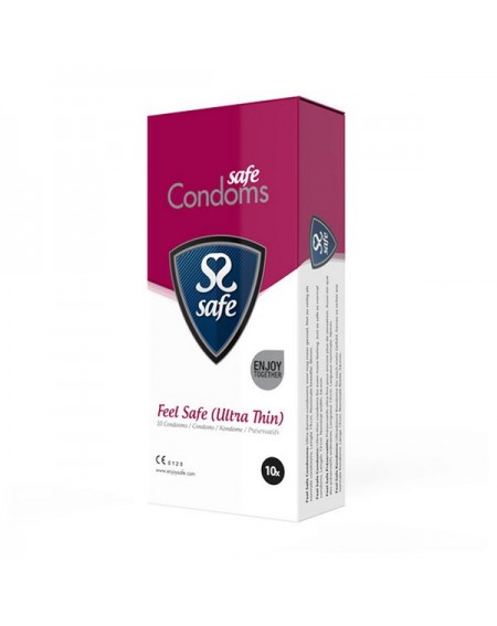 Feel Safe Condoms Ultra-Thin (10 pcs) Safe 20008
