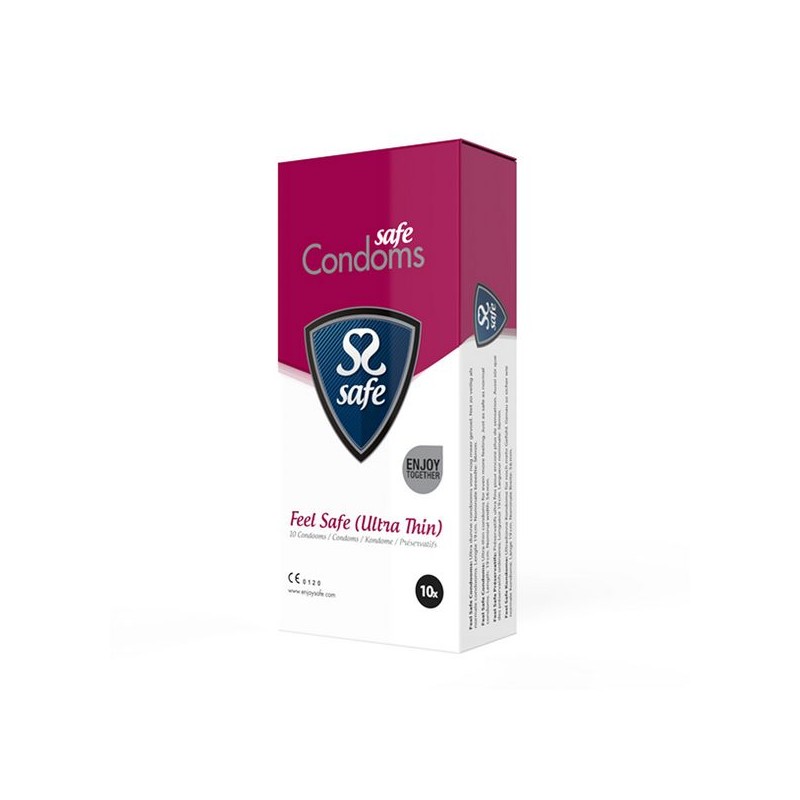 Feel Safe Condoms Ultra-Thin (10 pcs) Safe 20008