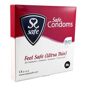 Preservativi Feel Safe Ultra-Thin (36 unità) Safe 20428