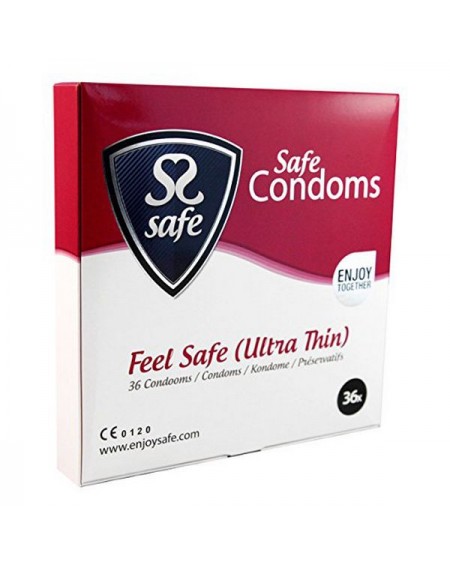 Preservativi Feel Safe Ultra-Thin (36 unità) Safe 20428