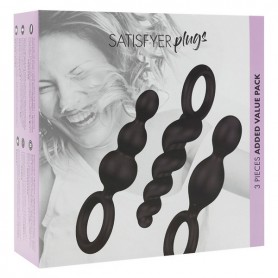 RS – Soiree – Butt Plug (Set 3 x Nero) Satisfyer