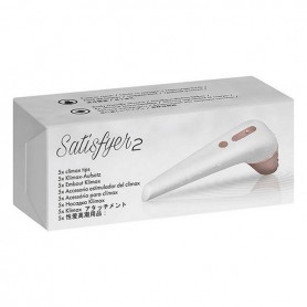 Aksesuāri Satisfyer Number Two Air-Pulse Balts