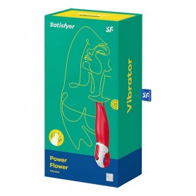 Vibes Power Flower Vibrator Satisfyer Power Flower Red