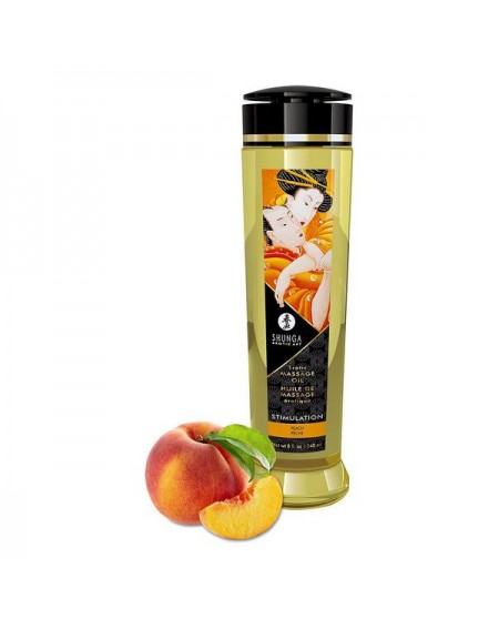 Масло для эротического массажа Shunga Stimulation Персик (240 ml)