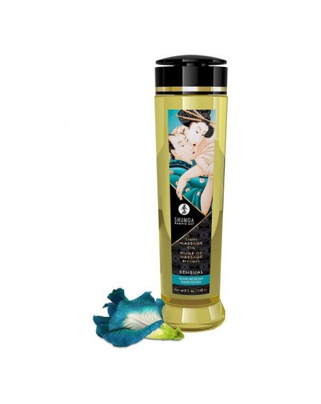 Olio per Massaggio Erotico Island Blossoms Shunga Sensual (240 ml)