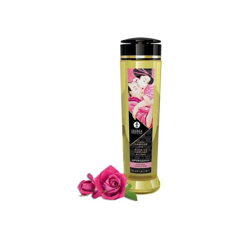 Erotiskā masāžas eļļa Shunga Aphrodisia Rožu (240 ml)