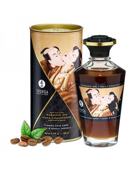 Olio per Massaggio Erotico Shunga Caffè (100 ml)