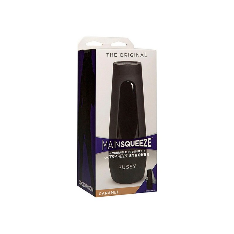 Masturbācijas Rīks Main Squeeze Ultraskyn Pussy Caramel