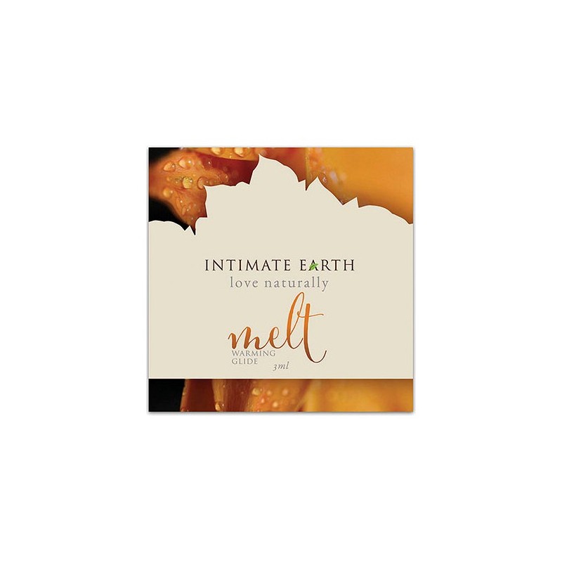 Согревающий лубрикант Melt, тестер 3 мл Intimate Earth