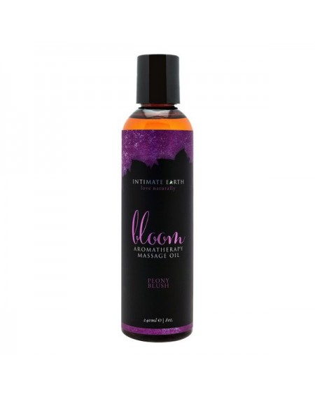 Olio per Massaggio Erotico Intimate Earth Bloom Fiori Rosa (240 ml)
