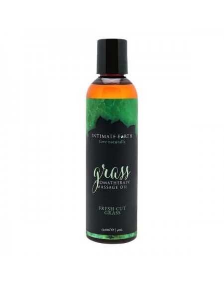 Olio per Massaggio Erotico Intimate Earth Grass (120 ml)