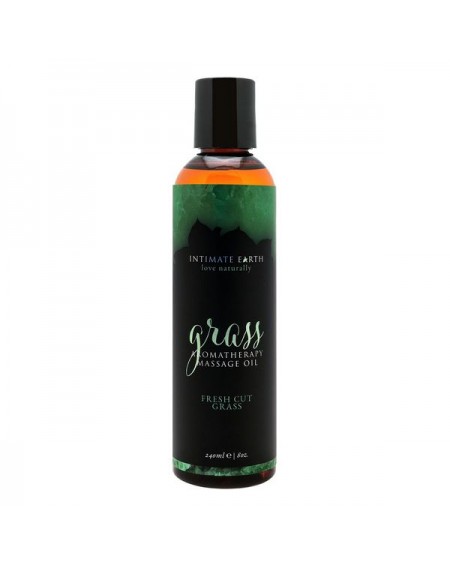 Olio per Massaggio Erotico Intimate Earth Grass (240 ml)