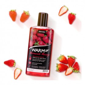 Olio per Massaggio Erotico Joydivision Warm Up Fragola (150 ml)