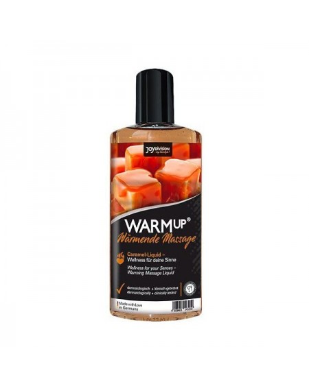 Olio per Massaggio Erotico Joydivision Warm Up Caramello (150 ml)