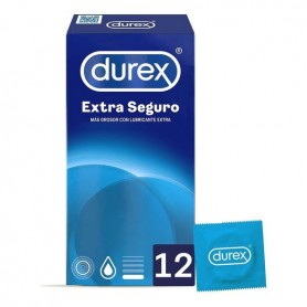 Prezervatīvi Durex Extra Seguro Ø 5,6 cm (12 uds)